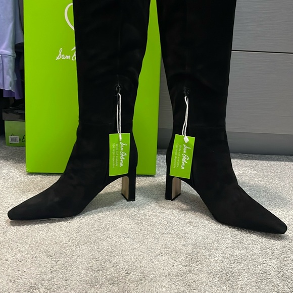 Sam Edelman Sylvia Boots in Black suede - Picture 13 of 13